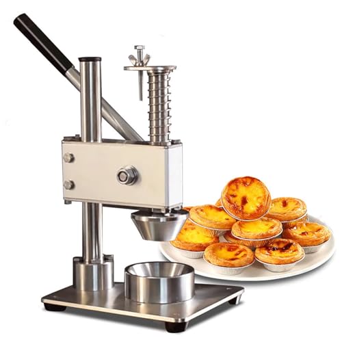 Machine portative de fabrication de tartelettes aux œufs, machine à presser les tartelettes à la main,machine à former des tartelettes aux œufs rondes en acier inoxydable, moules à muffins et cupcakes