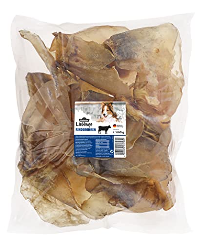 Dehner Friandises pour Chien - Oreilles de bœuf - 660 g