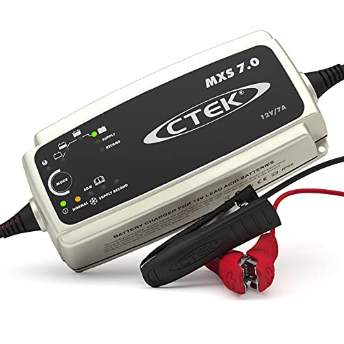 CTEK MXS 10, Chargeur De Batterie 12V 10A, Pour Le Chargement Des Batteries De Grande Taille De Véhicules, Bateaux, Caravanes Et Voitures, Désulfateur De Batterie, Fonction D'alimentation, Option AGM