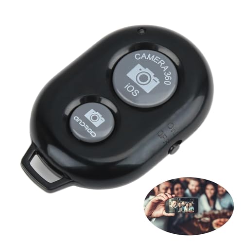 Télécommande Bluetooth Selfie sans Fil, Déclencheur à Distance sans Fil, Compatible avec iOS et Android, Idéale pour Photos et Selfies, Connexion Bluetooth Facile, Design Compact et Portable