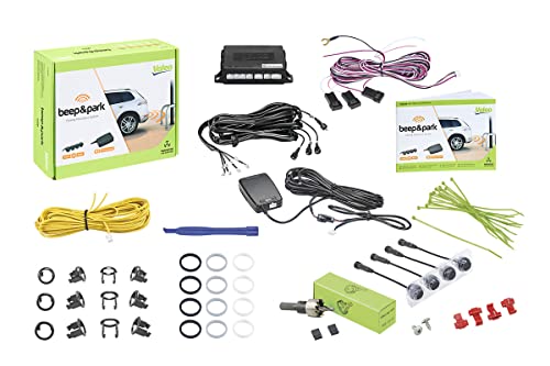 VALEO 632200 Système d'Aide au Stationnement Kit Beep&Park: 4 Capteurs + 1 Haut-parleur Installation Avant ou Arrière