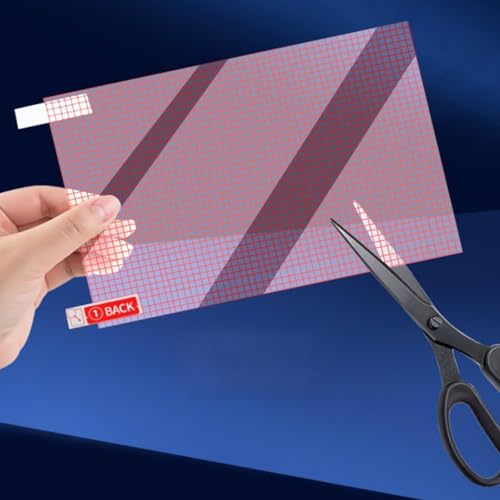 Film Protection écran Souple Hydrogel Protecteur d'écran Découpable universellement 171 x 95 mm [2 pièces], pour onvient aux téléphones mobiles, HD anti-empreintes digitales et haute sensibilité