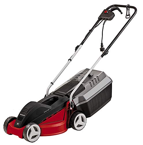 Einhell GCEM1030 Tondeuse à gazon électrique (1000 W, Largeur de coupe 30 cm, Bac de ramassage rigide de 25 L., Surface conseillée 300 m²)