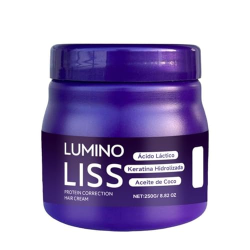 Lumino Liss Hair Crème De Lissage Cheveux,Luminoliss Crème Lissante Aux Protéines,Cremè De Lissage Chèveux,Lissante Nourrissante Lissante Rapide,Creme Lissante Cheveux,Steampod Creme De Lissage
