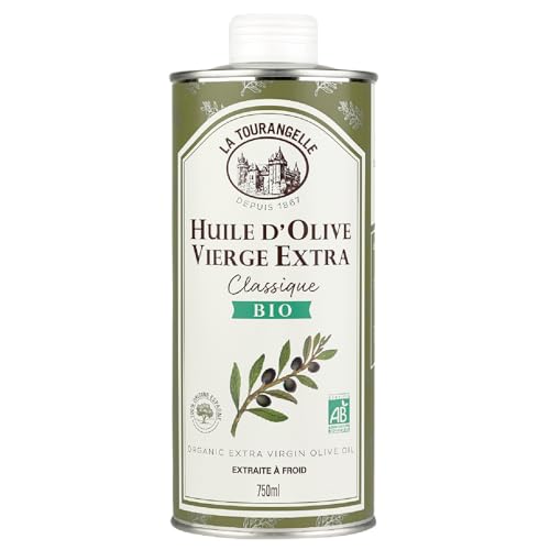 La Tourangelle - Huile d'Olive Vierge Extra BIO Classique - Bouteille 750ml - Origine Espagne