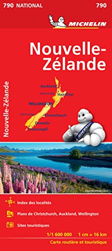 Carte Nationale Nouvelle-Zélande / Nieuw-Zeeland