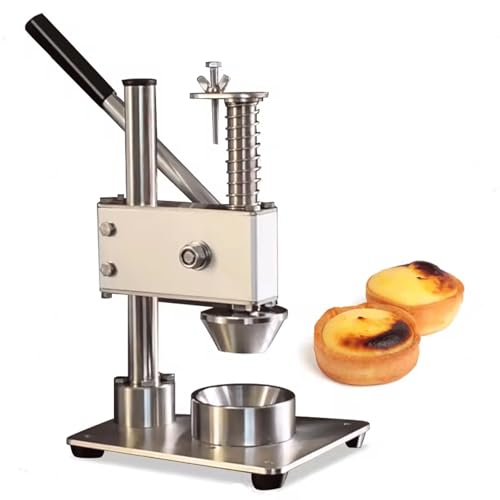 Machine de pressage de tartelettes en acier inoxydable pour restaurants, boutiques de gâteaux, pâtisseries à domicile