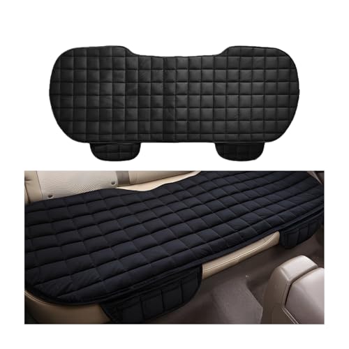 JNNJ Universel De Voiture Banquette Arrière Protection, Coussin Voitures pour Protection Siege Autos, Tapis De Voiture Siège Arrières Couverture en Peluche, Accessoires Automobiles(Noir)