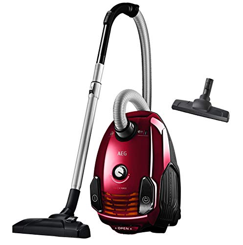 AEG VX6 – de 2 FFP Aspirateur traîneau, 800 W, raspberryrot