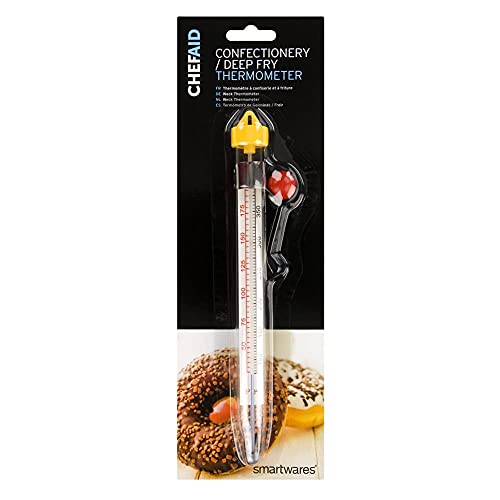 Chef Aid Thermomètre à Confiture et confiserie, marquage Facile à Lire de 40 °C à 200 °C - Accessoires de pâtisserie