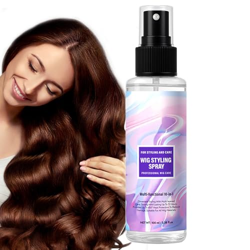 Spray De Perruque Pour Les Cheveux Synthétiques | Spray De Soins De Perruque 100 Ml Pour Les Cheveux Naturels, Extensions De Brise Anti-frizz Accessoires Nourisés Hydrates Produits De Soins Personnels