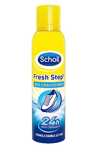 Scholl Spray Fresh Step – Déodorant Chaussures – Formule Double Action – 24h de Performance – 150ml