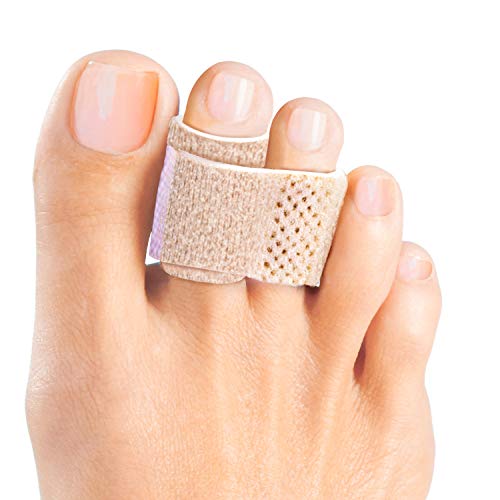 Welnove [6X] bandages rembourrés pour orteils en marteau pour corriger les orteils cassés, tordus et les chevauchants.