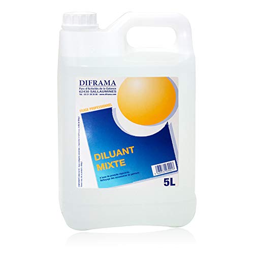 Diluant de nettoyage, mixte pour peinture, 5L - Diframa