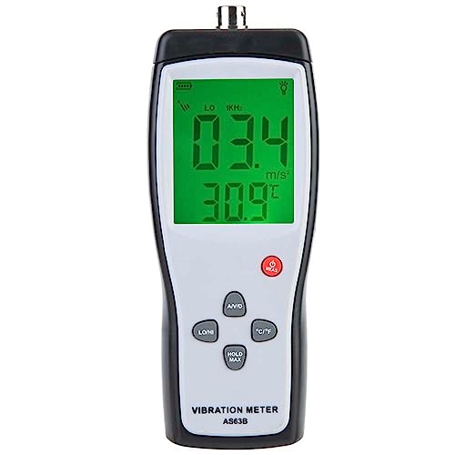 Analyseur de Vibrations Testeur LCD Analyseur de Vibrations LCD Testeur de Vibrations Compteur Vibromètre Jauge Analyseur Testeur de Vibrations AS63B Analyser L'entrée