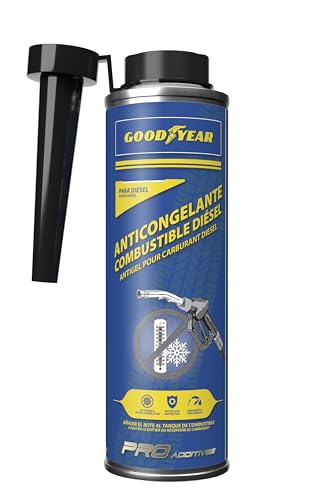 Goodyear Additif Antigel pour Carburant Diesel d'Hiver Goodyear Pro Additives. Additif pour Carburant 300 Ml, ANTI-GEL