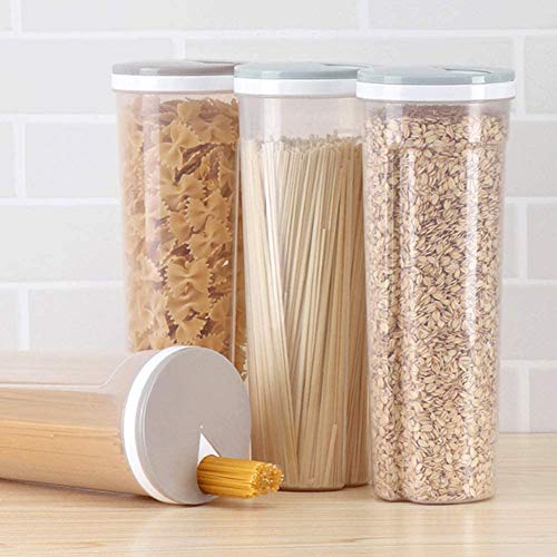 Boîte de rangement pour nouilles pour spaghetti, pâtes, contenants, céréales, collations, contenants de stockage, contenants à grains 10,5 * 28,7 cm / 4,1 * 11,3 pouces (1 pièce couleur au hasard)