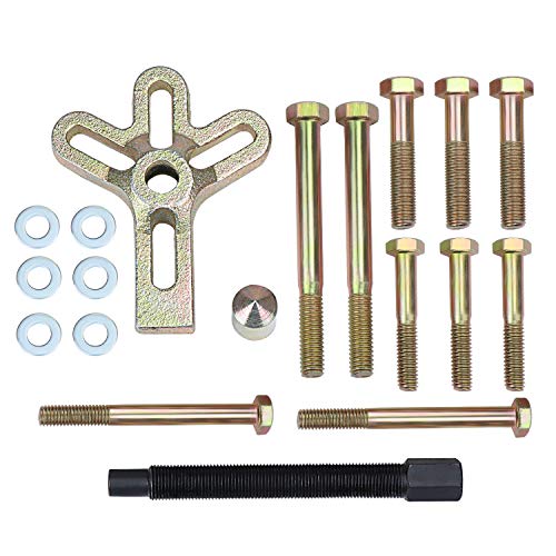 HSEAMALL Lot de 13 outils pour équilibrage harmonique, extracteur de volant, extracteur de vilebrequin, extracteur de volant d'inertie