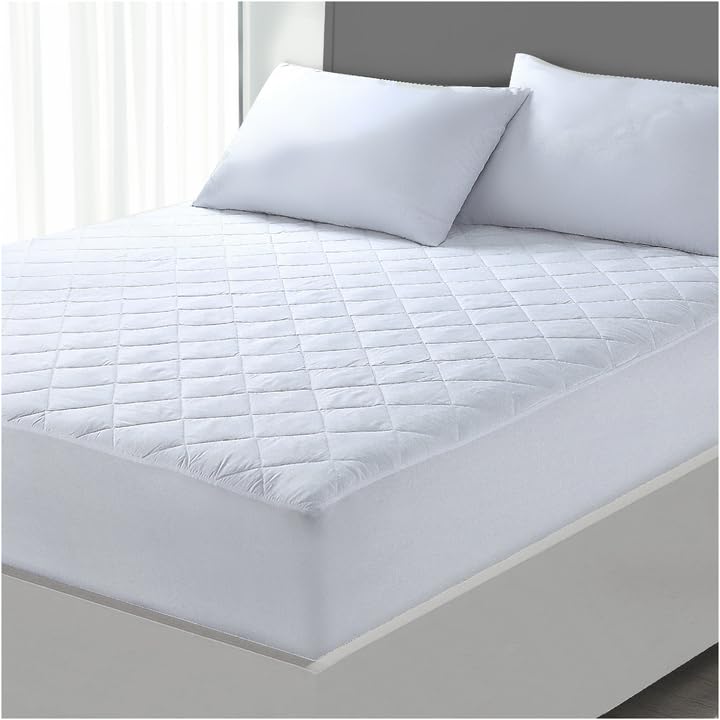 Dreamzie Protege Matelas 160x200 Matelassé - Bonnet jusqu'à 40cm avec Élastique Tout Autour - Alese 160x200 - Oeko-tex et Respirant - Pas imperméable