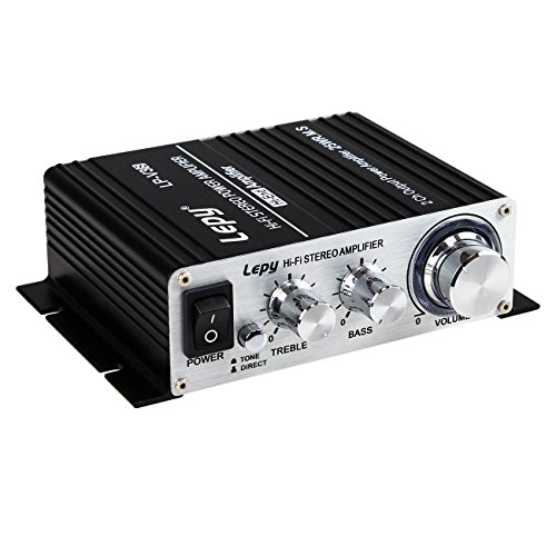 LEPY LP-V3S 25Wx2 RMS Ampli/Amplificateur audio Hifi stéréo digital + Adaptateur EU 5A pour iPhone, PC, MP3 etc.