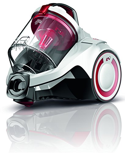 Dirt Devil DD2225-0 Rebel 25 HE Aspirateur sans Sac Cyclonique Blanc/Rouge