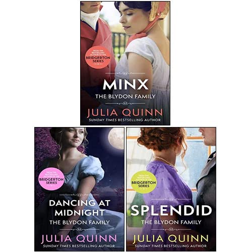 Blydon Family Saga Collection de 3 livres par Julia Quinn (Dancing At Midnight, Splendid, Minx)