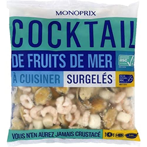 Monoprix Cocktail de fruits de mer à cuisiner - Le sachet de 400 g