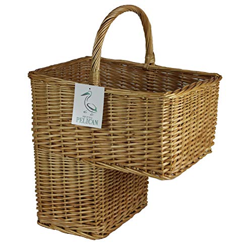 Panier De Rangement D'escalier, Panier D'escalier Pliable En Forme De L Avec Poignées, Panier De Rangement En Feutre, Réutilisables, Rangement De Jouets, Livres, Articles Divers