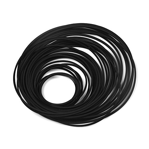 SMTHOME Universal 30PCS Mix Taille Carré Cassette Machine À Bande Ceinture Assortie Courroie commune pour Enregistreur, Walkman, Répéteur