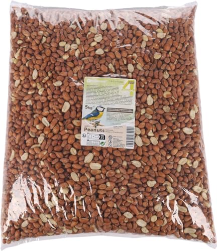 Flamingo Cacahuètes décortiquées pour Oiseaux Sauvages 5 KG - Nourriture Fraîche de Qualité Supérieure -