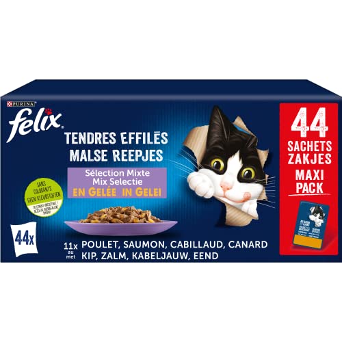 Felix Tendres Effilés en Gelée - Sélection Mixte 44x85g