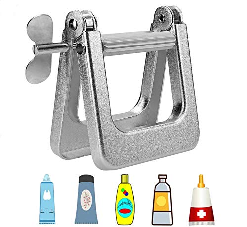 BRIX Presse-Tube Blanc - Outil Pratique Pour Vider Tubes Entièrement (Colle, Dentifrice, Crème)