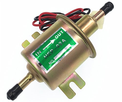 HZTWFC Pompe à essence électrique universelle d'essence diesel 12V HEP-02A HEP02A à basse pression OEM # HEP-02A Pompe à carburant 12 V pour Most Car Carburetor Motorcycle ATV