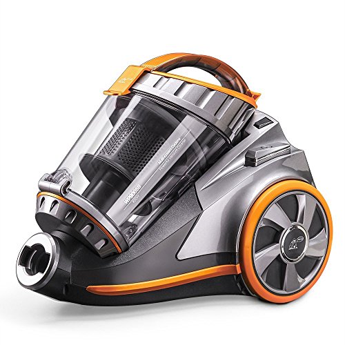PUPPYOO WP9005B Multi-Système Cyclonique Aspirateur Traîneau sans Sac Puissance Silence 6 Accessoires
