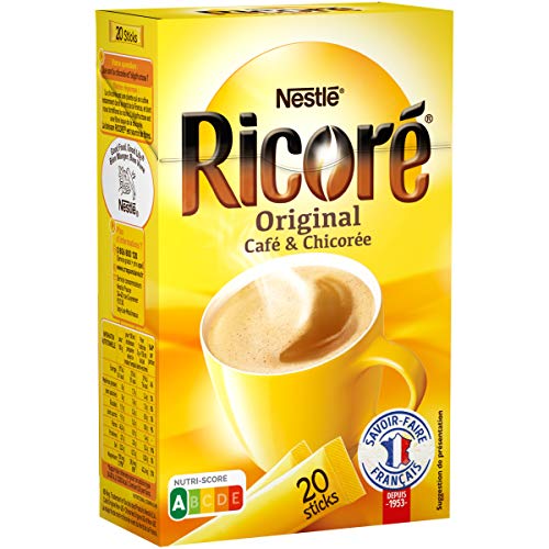 Nestlé Ricoré Original - Substitut de Café - Boîte de 20 Sticks x 3 g