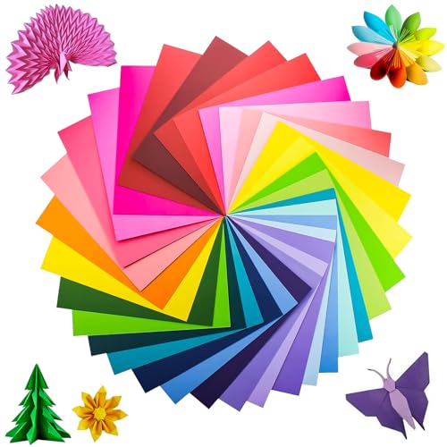 100 feuilles de papier coloré, 20 dépliants A4 couleurs, 70 g/m², adaptés aux arts pour enfants, aux activités artisanales, aux arts de bricolage, à l'école