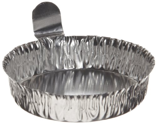 Heathrow Scientific HD14521A Lot de 100 coupelles de pesée en aluminium diamètre 43 mm x 12 mm hauteur