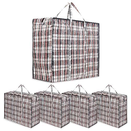 Grand Sac de Rangement Vêtements Jumbo Bag Rangement Transport et Déménagement - Multipack (Lot de 5)